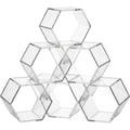 Manod Clear Acrylic Honeycomb Cosmetic Organizer 6 Cubbies - Product view